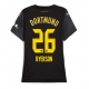 Borussia Dortmund Julian Ryerson #26 Replike Gostujuci Dres za Ženska 2024-25 Kratak Rukav